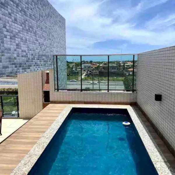 Varanda Gourmet com Churrasqueira e Piscina - Praia do Francês - Foto 2