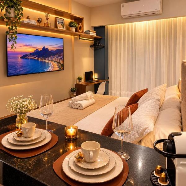 Studio Luxo, Desing Moderno - Localização Praia