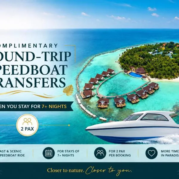Ellaidhoo Maldives by Cinnamon - Complimentary Speedboat Return for 2 pax on 7 nights or more stays valid to 31 Oct 2027 & up to 2 kids stay free, ξενοδοχείο σε Hangnaameedhoo