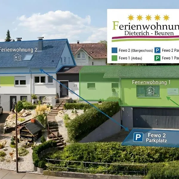 Ferienwohnungen Dieterich, Hotel in Beuren