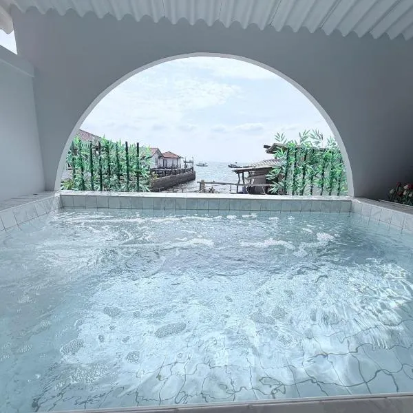 บ้านพักการ์ฟิลด์ซีวิว&พูล เกาะล้าน, hotel a Larn-szigeten