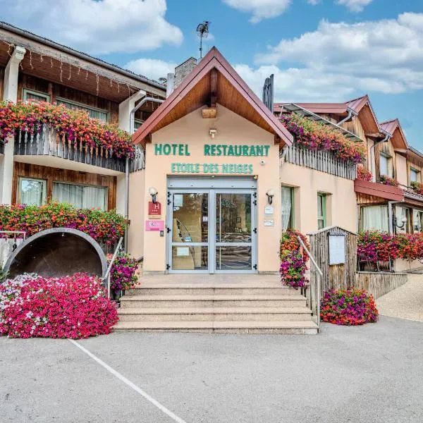 Hôtel Restaurant Etoile des Neiges Piscine Jacuzzi Sauna Massage Salle de Jeux, hótel í Métabief