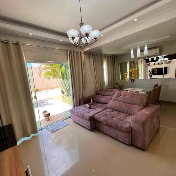 Casa com piscina aquecida ponte alta norte
