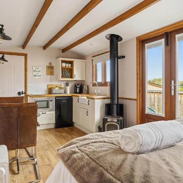 Viesnīca Hafod Shepherd Hut pilsētā Aberistvita