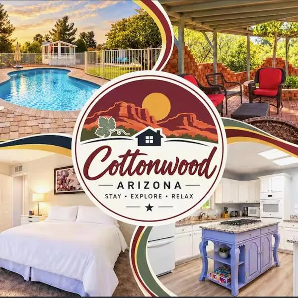 Cottonwood Private Retreat Heated Pool & Gardens, hotel a Cottonwood