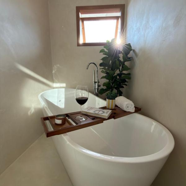 Amalfi Coast-themed apartment steps from the beach