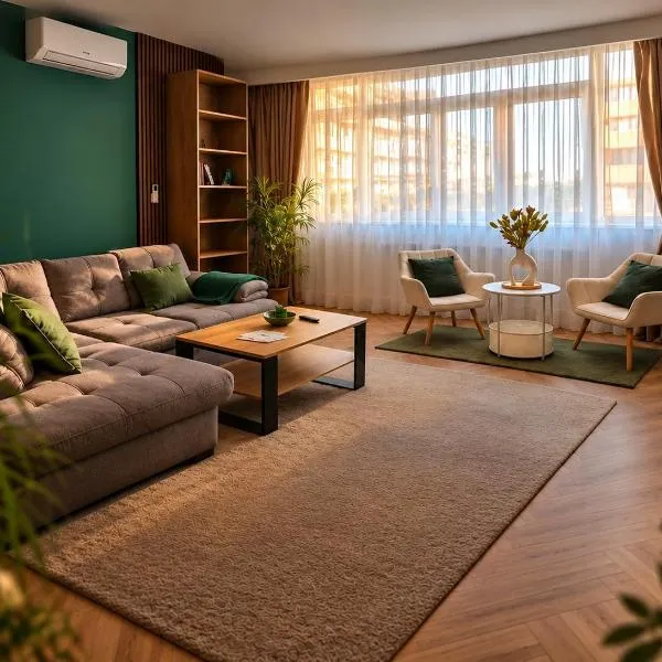 Boutique Apartment Suceava - Free Parking & WiFi, hotelli kohteessa Ipoteşti