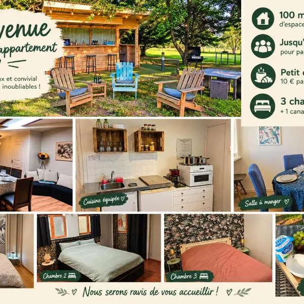 appartement Plume de repos, hotel u gradu 'Marboué'