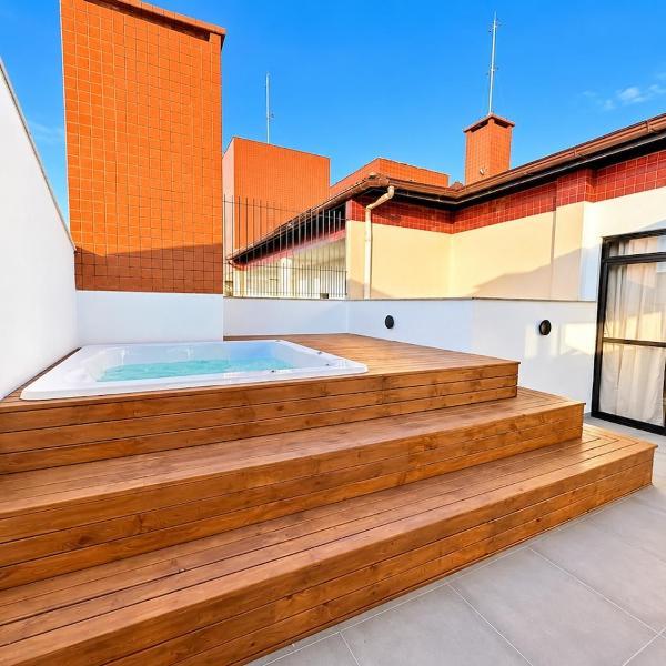 Apê Gaivotas| Ingleses| Jacuzzi| 70m do mar