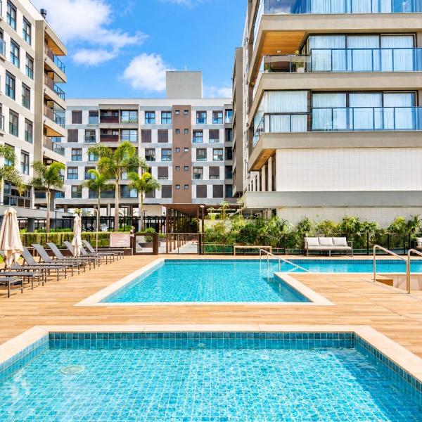 Apê Mykonos|Jurerê|Piscina|Próximo Open Shopping