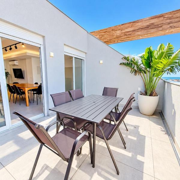 Apê Positano|3 suítes|Jurerê|230m do Mar|2 garagem