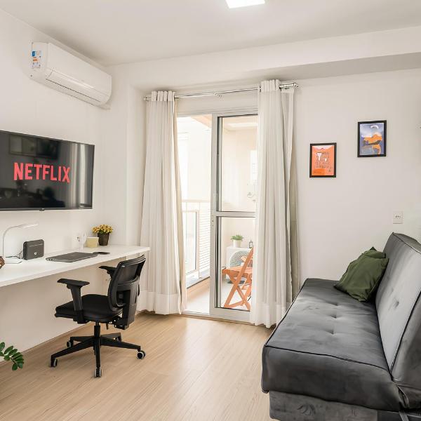 Moderno com ar- condicionado, piscina e academia - Foto 4