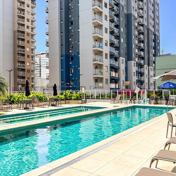 Moderno com ar- condicionado, piscina e academia - Foto 2