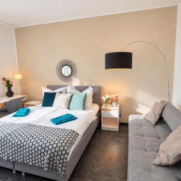 Design-Apartment in Rüttenscheid - 2 Schlafzimmer - Messe zu Fuß, hotell sihtkohas Essen