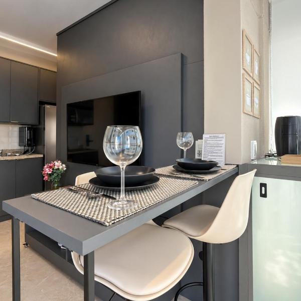1 Dorm Queen Jardins Piscina Garagem Metro PKS124 - Foto 4