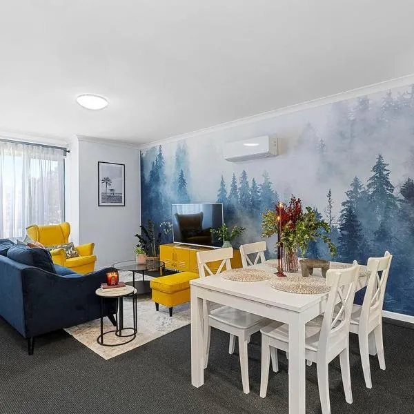 OPTUS Stadium 2BR CBD Apartment with FREE Parking，柏斯的飯店