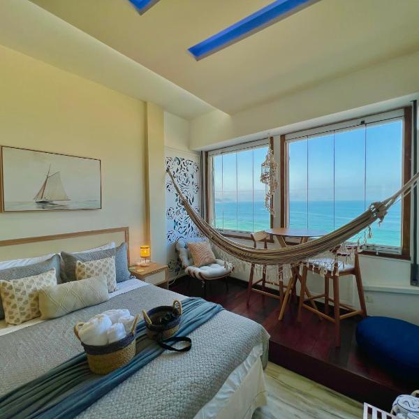 Loft Beira-Mar - Ideal para Casais - Vista Panorâmica Frente PRAIA - Foto 3