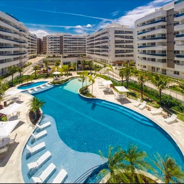 Recreio conforto com piscina 2 quartos 3 banheiros - Foto 4