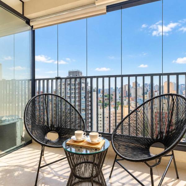 Studio com coworking, piscina e vista da cidade - Foto 3
