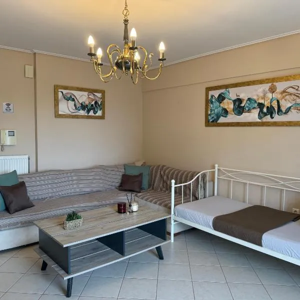 Harbour Blue View Apartment, hótel í Lávrion
