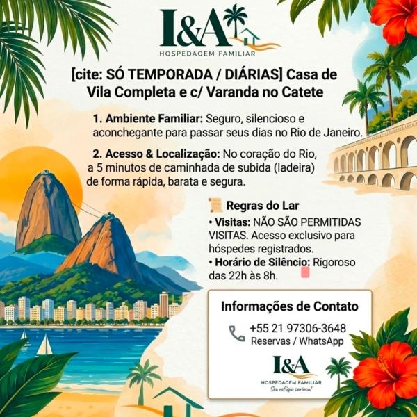 I & A Hospedagem Familiar- Bem-vindo ao seu refúgio carioca!!-Catete - Foto 3