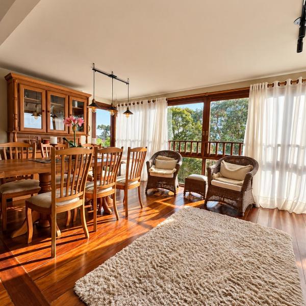 Apartamento espaçoso em Gramado com uma vista maravilhosa
