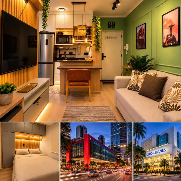Flat Premium Paulista - Eventos, Hospitais e Turismo