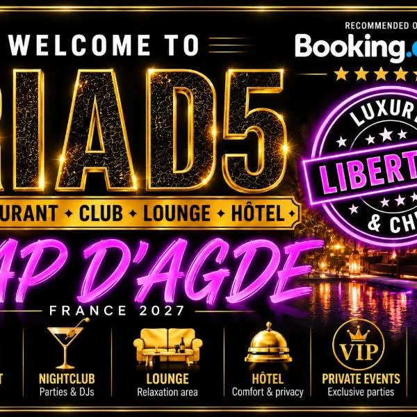 Village Naturiste Cap d'Agde Hôtel Libertin Location Studio Club Riad 5, хотел в Кап д'Ажд