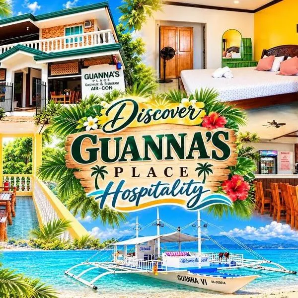 Guanna's Place Rooms & Restaurant, hotel i Malapascua