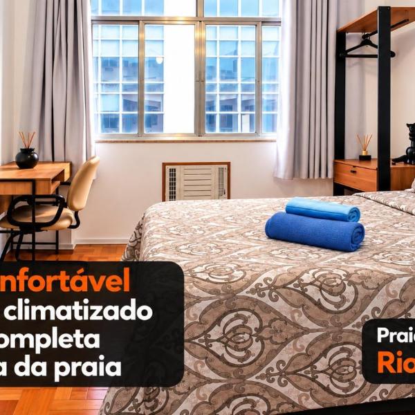 Studio Confortável quadra da praia Botafogo