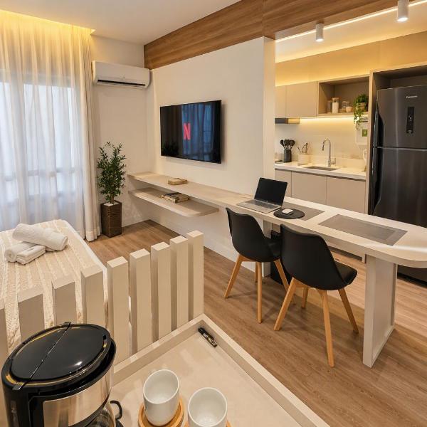 Apartamento -Estúdio Luxe - Acesso à Praia