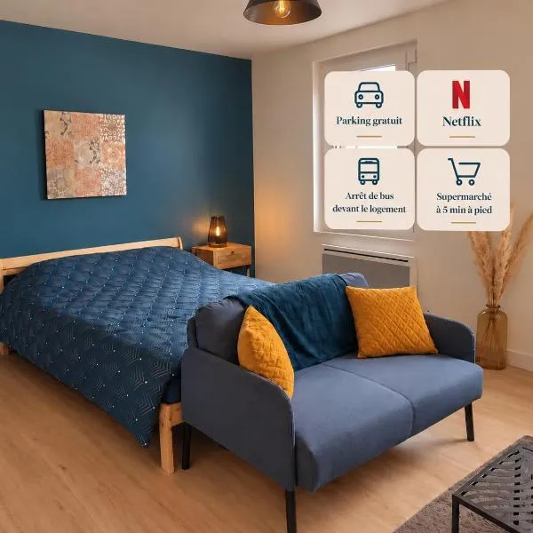Studio cocon - Proche CHU Hospitaliers - Wifi - Netflix, hotel din Évreux