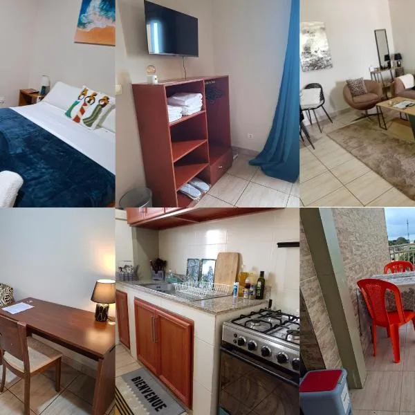 "Chez Marco" Appart 1chbre 4e étage avec ascenseur Proche aéroport, hotel en Libreville