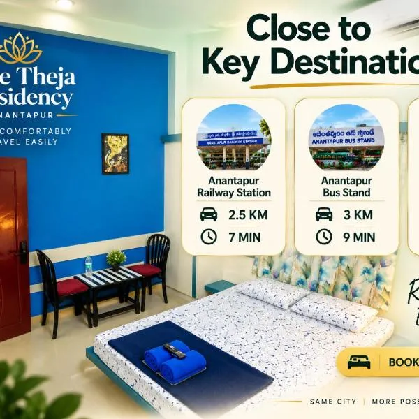 Sree Theja Residency, hotell i Anantapur