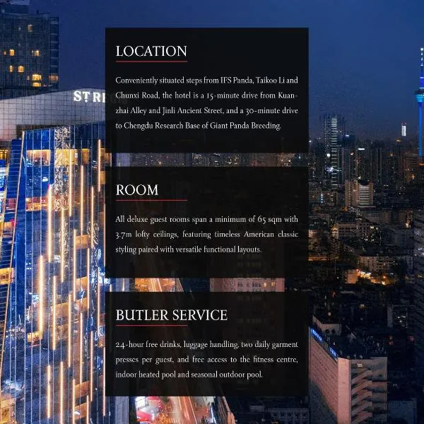 The St. Regis Chengdu, khách sạn ở Thành Đô