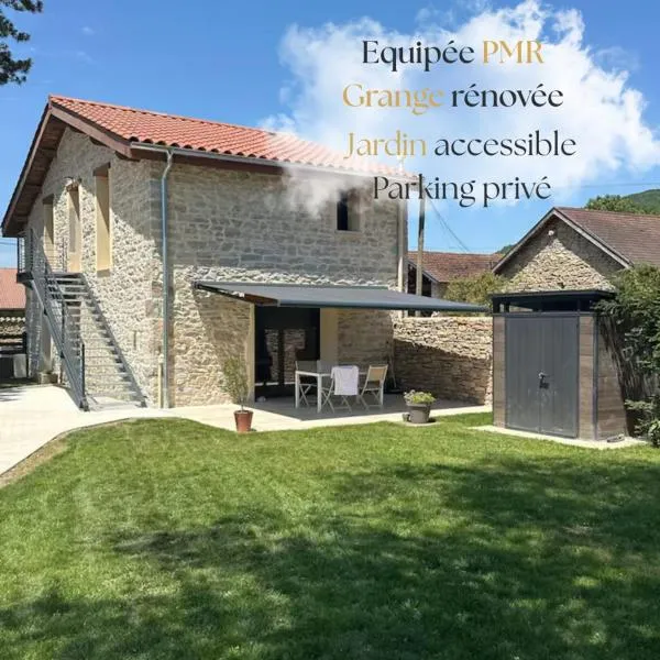 Le Saint SO'live - Gîte de charme proche via Rhôna、Saint-Sorlin-en-Bugeyのホテル