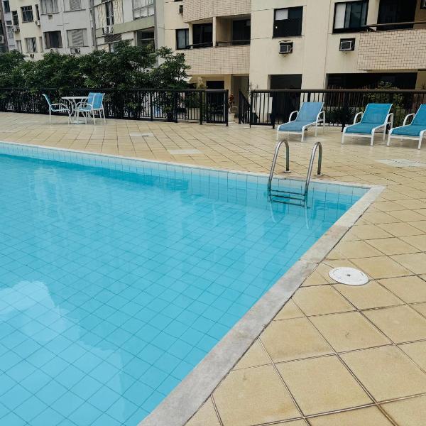 Apartamento flat com piscina e área de lazer excelente localização em Copacabana - Foto 4