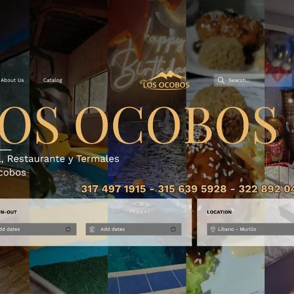 Termales, Hostal y Restaurante Los Ocobos, hotelli kohteessa Murillo