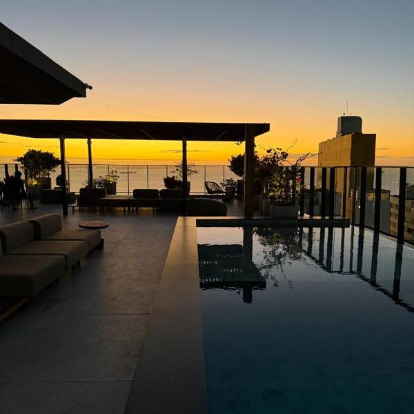 Loft Vista Mar Piscina Gyn Wi-Fi Vitória 1301 VIP
