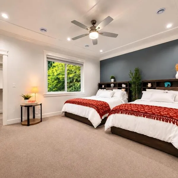 Bright Luxury 2 Queen beds for 4 guests with Ensuite bath & Cozy Guest Rooms 1 Queen bed for 2 guests, hotel em Surrey