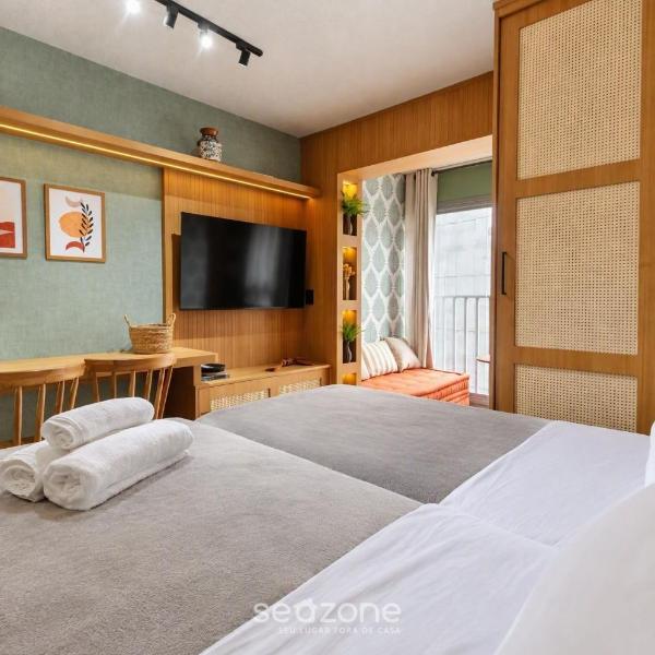 Studio Bem localizado em Cond. c/ Piscina FBG0518