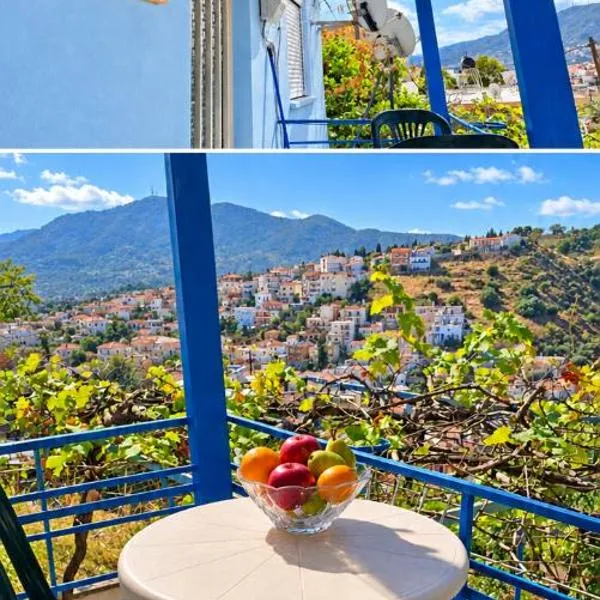 Traditional house, courtyard view, for quiet getaways, отель в Митилини
