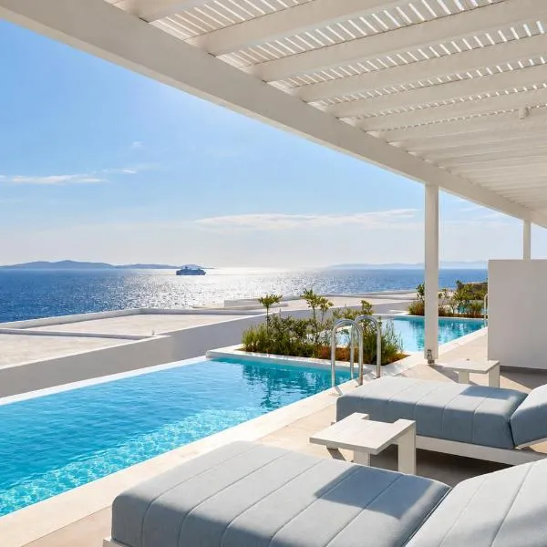 Epic Blue Mykonos, hotel en Houlakia