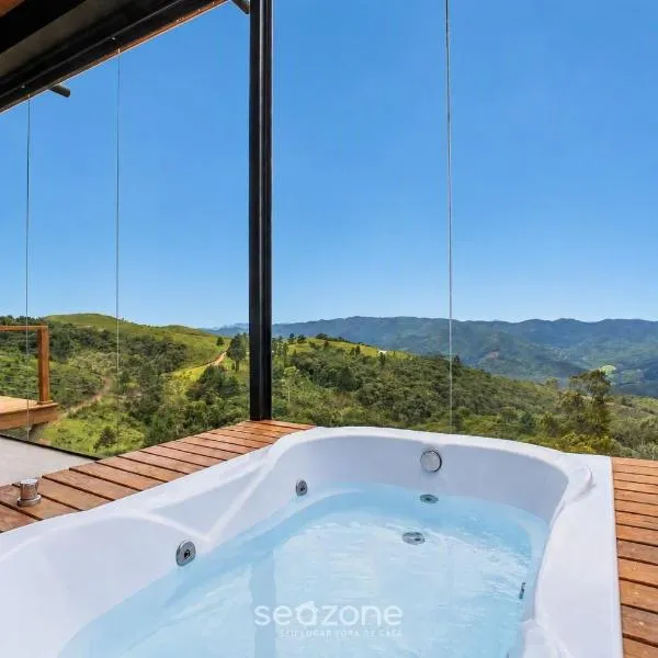 Cabana Romântica perto de Florianópolis VST035, hotell i Anitápolis