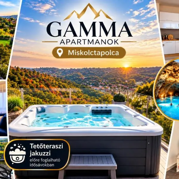Gamma Apartmanok és Jakuzzi、ミシュコルツ・タポルツァのホテル
