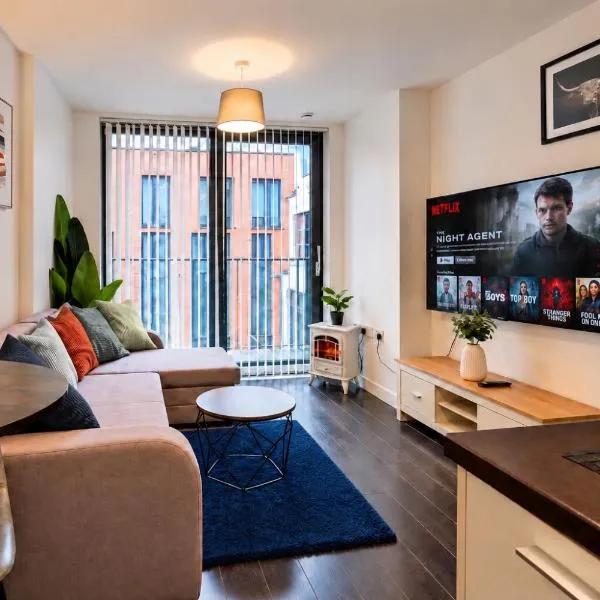 2 Bed City Centre Apartment with Private Balcony - Northern Quarter & Piccadilly, hotel a Manchester