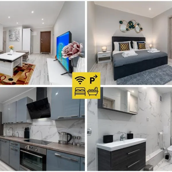Stylish Apartment - 30pct OFF For Long Stays - Sleeps 4 - Fast WiFi - Free Parking: Wyłkowyszki şehrinde bir otel