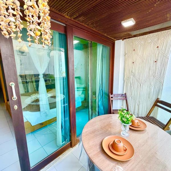 Espaço aconchegante em flat à beira-mar na Praia de Ponta Negra - Foto 5