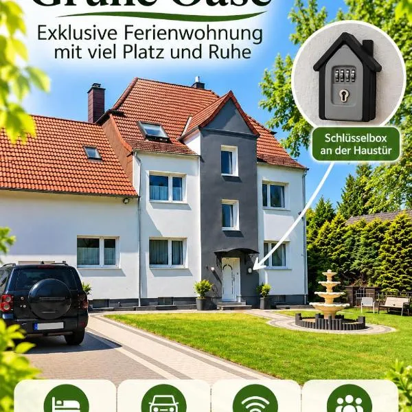 Grüne Oase - Exklusive Ferienwohnung mit viel Platz und Ruhe, hotel in Homburg