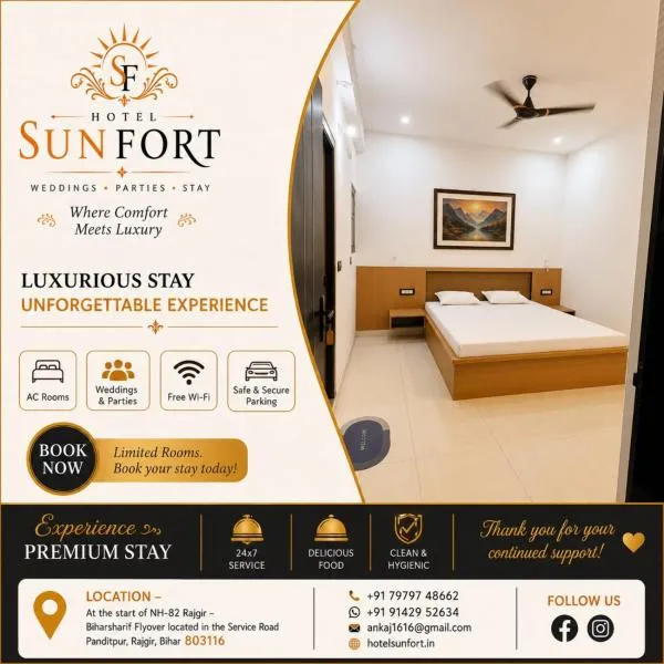 Hotel SunFort & Restaurant, hotel v destinaci Rádžgir